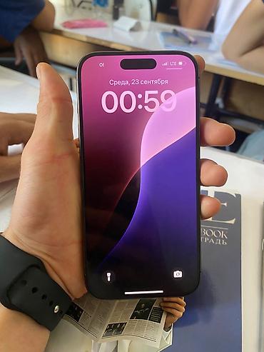 купить бу айфон 15: IPhone 15 Pro, Б/у, 256 ГБ, Черный, 82 % — 4