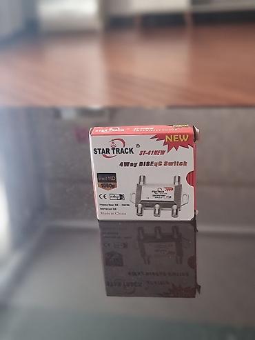 star tv: STAR TRACK ST-41NEW 4-Way DiSEqC Switch - 4 giriş, 1 çıxış: eyni — 1
