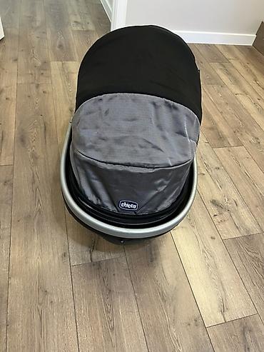 Коляски: Коляска, цвет - Черный, Б/у — 3