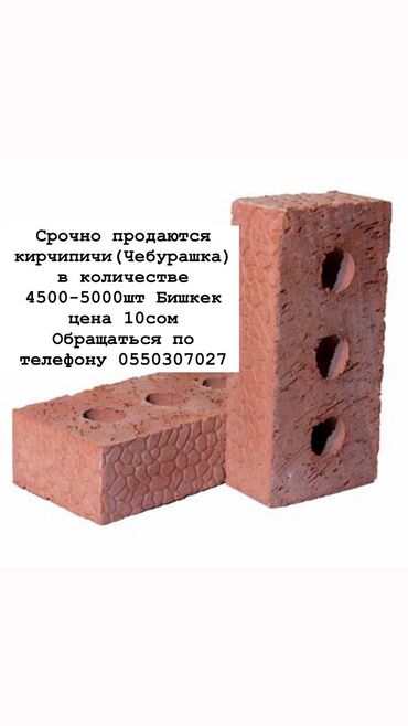 ариель 6 кг цена бишкек: Пустотелый, дырчатый, Жженый кирпич, Евро, 250x120x65