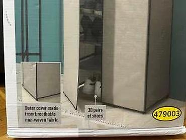 Ormari: Uspravni ormar za obuću sa platnenim prekrivačem - Dimenzije — 15