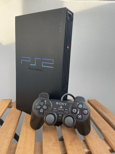 PS2 & PS1 (Sony PlayStation 2 & 1): Playstation 2 FAT HDMI + 60 oyun 2 ədəd yeni pult, HDMI qoşulma - HDMI