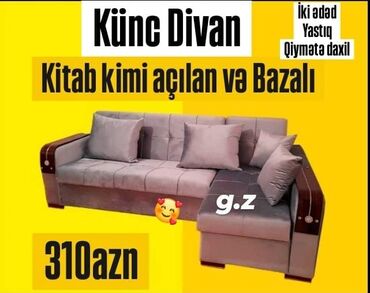 Ev üçün mebel: Künc divan, Yeni