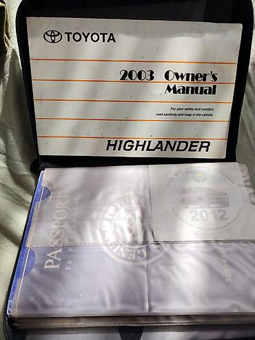Toyota: Toyota Highlander: 2002 г., 3 л, Автомат, Бензин, Кроссовер — 15