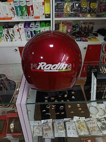 motor ucuz: Moped/Motosiklet dəbilqəsi – Radin brendi - Rəng: tünd qırmızı — 3