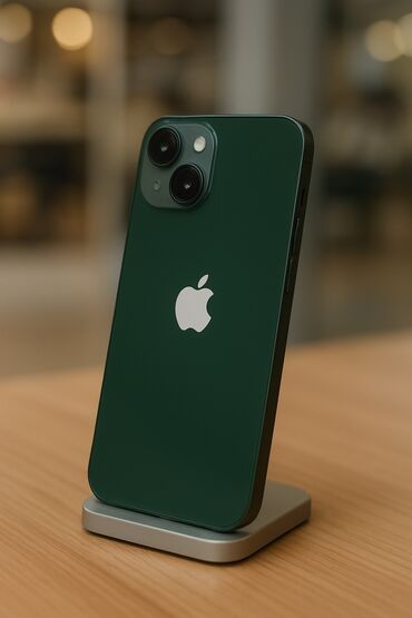 Apple iPhone: IPhone 13, Б/у, 128 ГБ, Alpine Green, Защитное стекло, Чехол, Коробка, 82 %