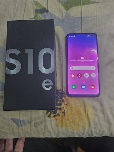 Samsung: Samsung Galaxy S10e, 128 GB, rəng - Qara, Sensor, Barmaq izi, Simsiz şarj