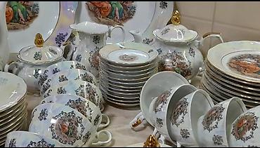 Çay dəsti, Farfor, 12 nəfərlik, Almaniya