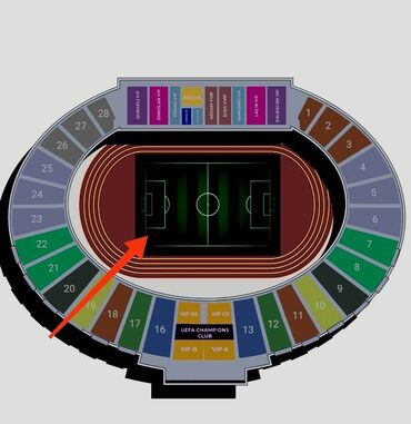 qarabağ ajax bilet satışı: Qarabağ vs Çelsi oyununa şəxsi biletlər satılır, 19cu sektor, 2 ədəd