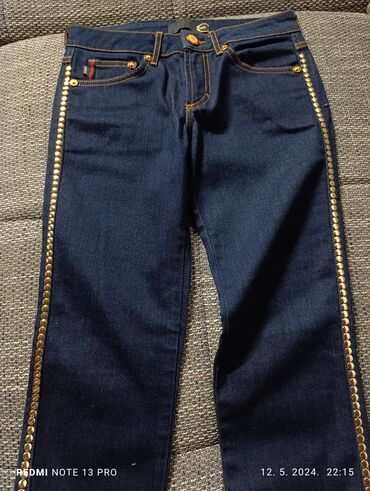 pantalone za zimu zenske: 24, 30, Jeans, Low rise, Straight