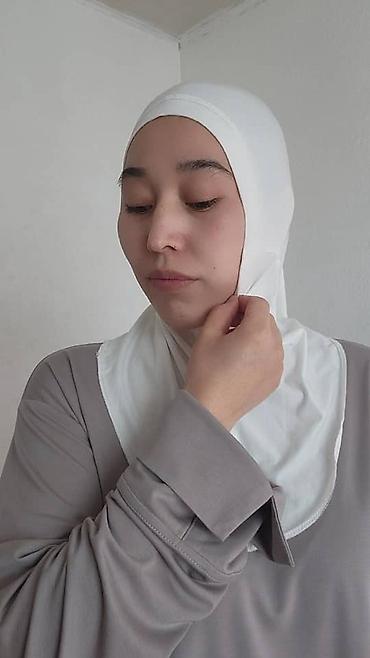 Другие головные уборы: Хиджаб-амир (готовый, быстрого надевания) - Модель: цельнокроеная — 4