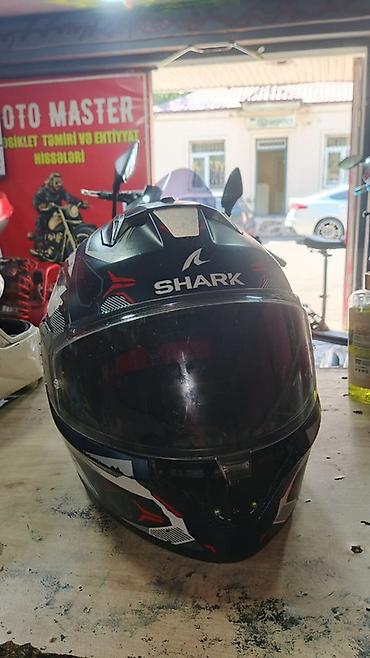 Motonəqliyyat: SHARK tam üzlü motosiklet dəbilqəsi - Brend/model: SHARK (tam üzlü — 5