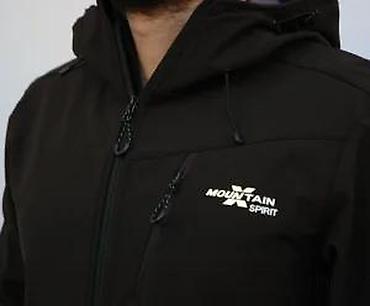 Jakne za prelazni period: Muška softshell jakna – crna, Mountain Spirit - Materijal: softshell — 17