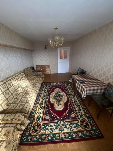 сдается квартира аламидин базар: 3 комнаты, Агентство недвижимости, Без подселения, С мебелью частично