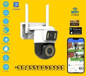 Videomüşahidə: Wifi Camera 8MP Ultra HD İki Linzalı, Tam Rəngli Gecə Görüşü, PTZ, Su — 2