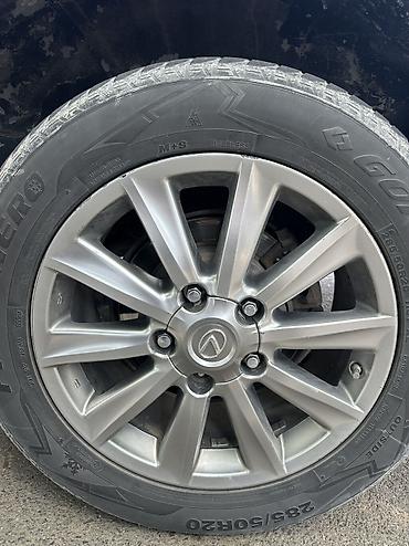 бу чехлы: Юбка переднего бампера Lexus, 2011 г., цвет - Черный, Б/у, Самовывоз — 4