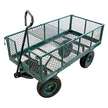 Baštenski alati i oprema: Vrtna/radna kolica sa mrežastim stranicama i ručkom za vuču - Čvrsta — 9