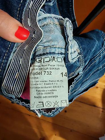 plisani: Haljina za devojčice ima i dugmiće za podešavanje dužine bretela — 3