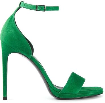 обувь женская 38: Туфли 38.5, цвет - Зеленый