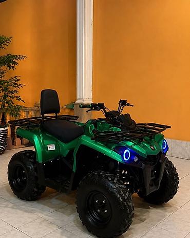 led isiqlar: ATV/kvadrosikl – yaşıl rəng, güclü off-road təkərlər və iki rəfli — 2