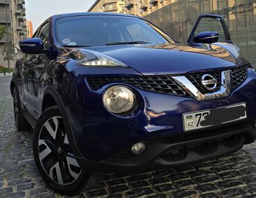 Nissan: Nissan Juke, tünd mavi rəng, şəhər krossoveri. Xüsusiyyətlər və — 1