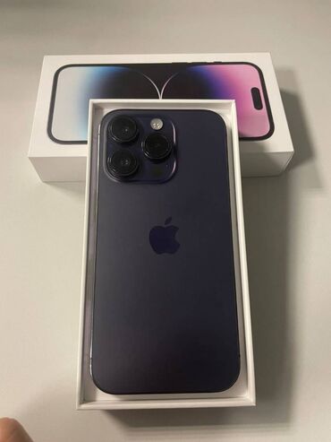 iphone 14 128 gb qiymeti: IPhone 14 Pro, 128 GB, Deep Purple