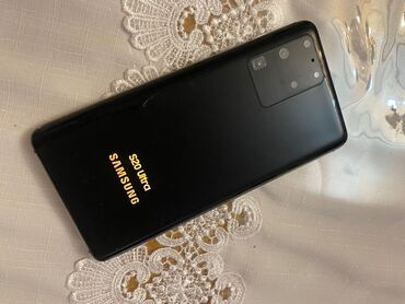 es 9 telefon: Samsung Galaxy S20 Ultra, 128 GB, rəng - Qara