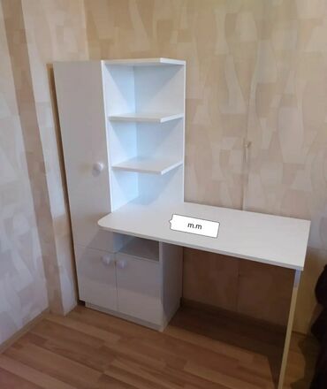 Uşaq masaları: Oğlan və qız üçün, Yeni, Siyirməli, Yazı masası, Stulsuz — 10