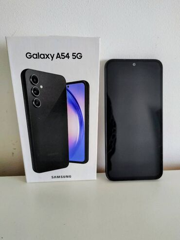 Samsung: Samsung Galaxy A54 5G, 128 GB, bоја - Crna, Otisak prsta, Dual SIM, Face ID — 5