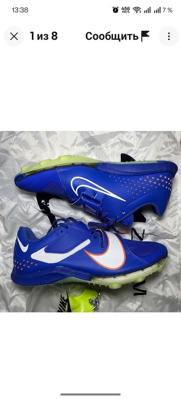 спортивные костюмы для женщин: Мужские кроссовки, 36, Nike, Новый, цвет - Синий, Самовывоз