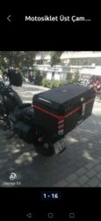 Motosiklet hissələri: Moto baqajlar ag qaralı 45azn Dörd künc Baqaj 55azn Qara mat baqaj — 17