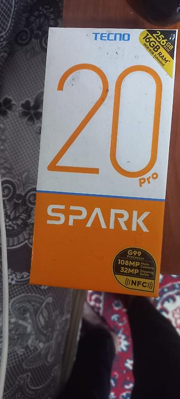 ultra note 20: Tecno Spark 20 Pro, 256 GB, rəng - Mavi, Sensor — 1