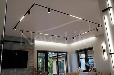 Натяжной потолок: Натяжные потолки с интегрированным освещением, дизайнерские работа — 6