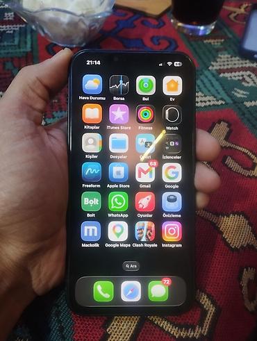 iphone mağaza: IPhone 13, 128 GB, Midnight, Face ID, Barmaq izi — 1