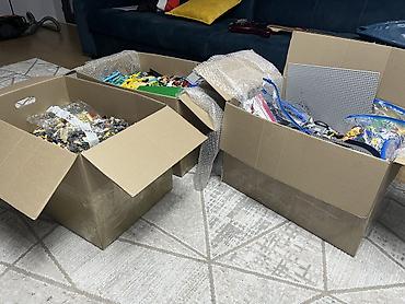 продаю манеты: 64,6 КГ Оригинального LEGO Три коробки 60 х 40 х 40 см каждая Смогу — 1