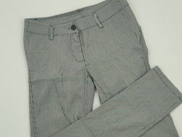 spódnico spodnie w kratę: Material trousers, S (EU 36), condition - Good
