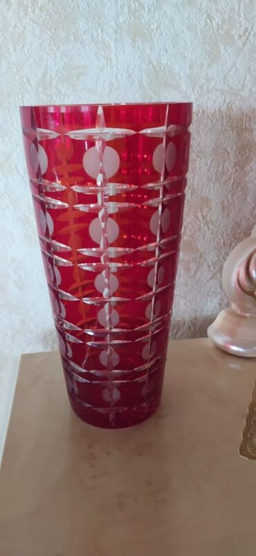 ваза для фруктов богемия: Bir vaza, Xrustal
