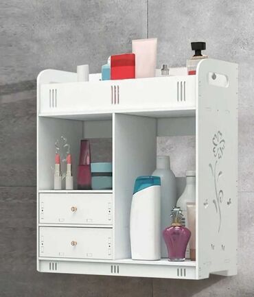 police za spajz metalne i drvene: Wall shelf, color - White, New