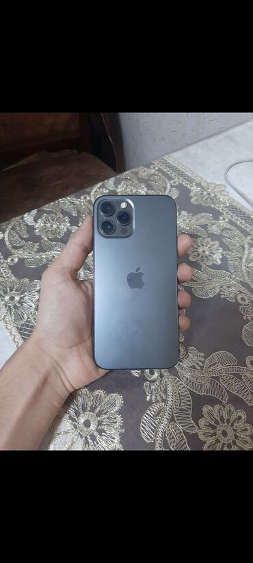 Apple iPhone: IPhone 12 Pro Max, 512 GB, Pacific Blue, Simsiz şarj, Face ID