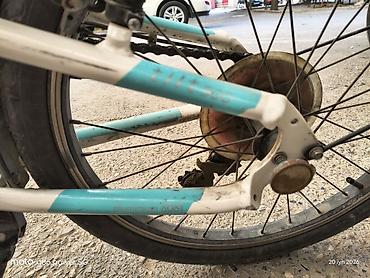 velosiped cross: BTWIN firma alüminium qatlanan velosiped. Portuqaliya istehsalıdır. 20 — 7