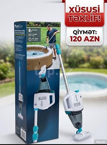 basen intex: İntex PureSpa Rechargeable Pool & Spa Vacuum (29201) - Şarjolunan — 1