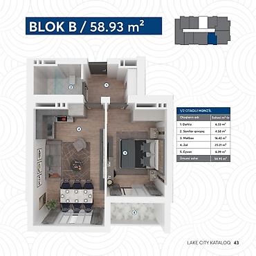 bakida menzil: 📍 Lake City Yaşayış Kompleksi 🚇 Koroğlu metrosuna yaxın 🏠 2 otaq ( zal — 1
