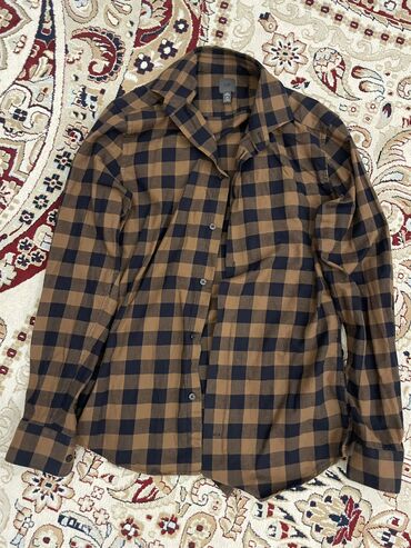 летнее платье футляр: Мужская рубашка, S (EU 36), H&M, Б/у, цвет - Желтый, Самовывоз, Платная доставка