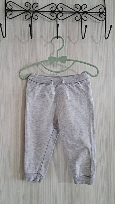 crno sivi tech fleece: Fox&Bunny trenerka za bebe 80, 9-12m Trenerkica za decake i