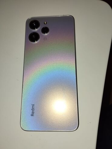 телефоны в бишкеке бу: Xiaomi Redmi 12, 128 ГБ, цвет - Серебристый, 
 Гарантия, Кнопочный, Сенсорный