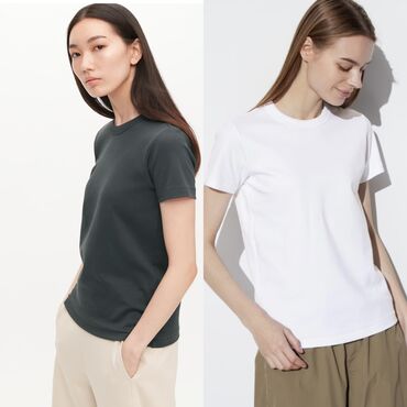 футболка uniqlo: Футболка, Классическая модель, Япония, Uniqlo, Хлопок, Новый, L (EU 40)