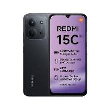 Redmi, Redmi 15C, Новый, 128 ГБ, цвет - Черный, В рассрочку, 2 SIM