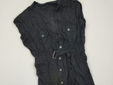 czarna zwiewna sukienki na lato: Dress, XS (EU 34), condition - Good