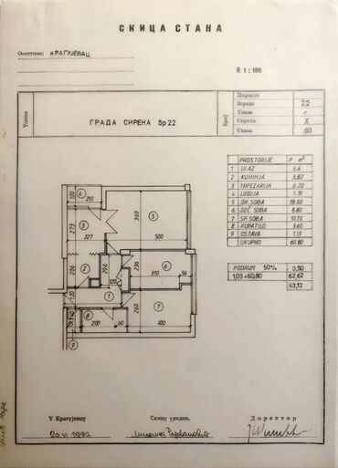 Prodaja stanova: 3 sobe, 61 kv. m, 10 sprat — 3