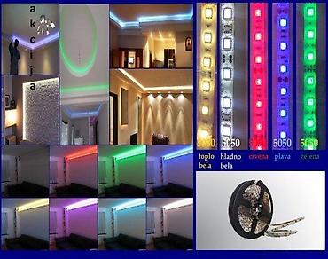 fo: Led traka RGB 16-20 boja 5050smd 3-40metara. 800rsd RGB SET PLAVA — 3